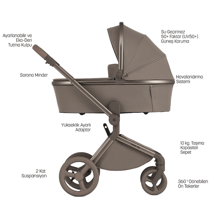 Anex Flo 2'si Bir Arada Set Bebek Arabası