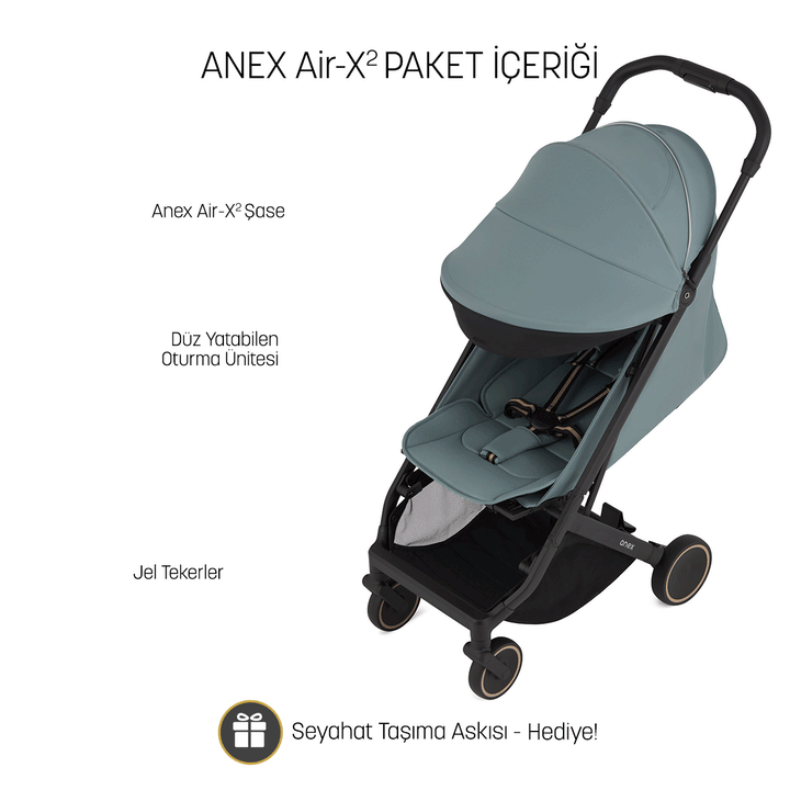 Anex Air-X² Kabin Boy Travel Sistem Bebek Arabası Seti