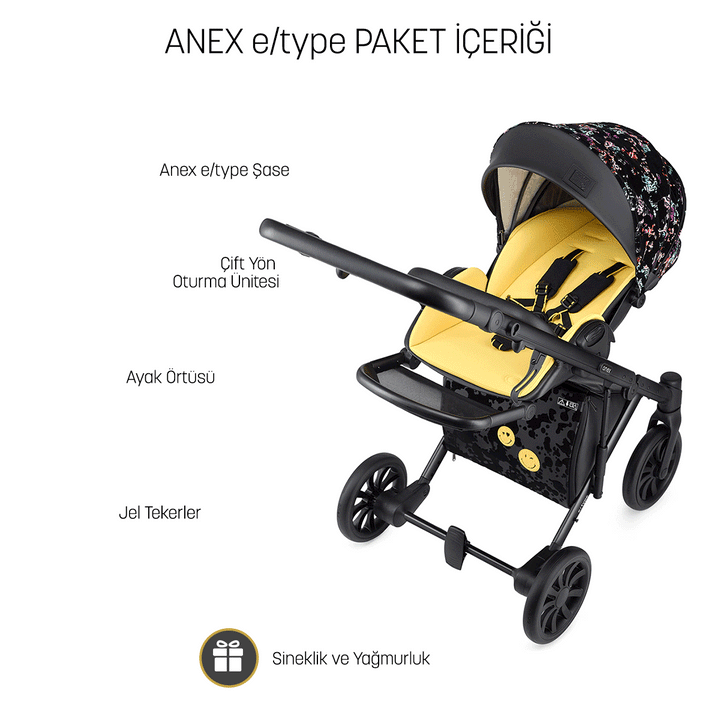Anex e/type Travel Sistem Bebek Arabası Seti
