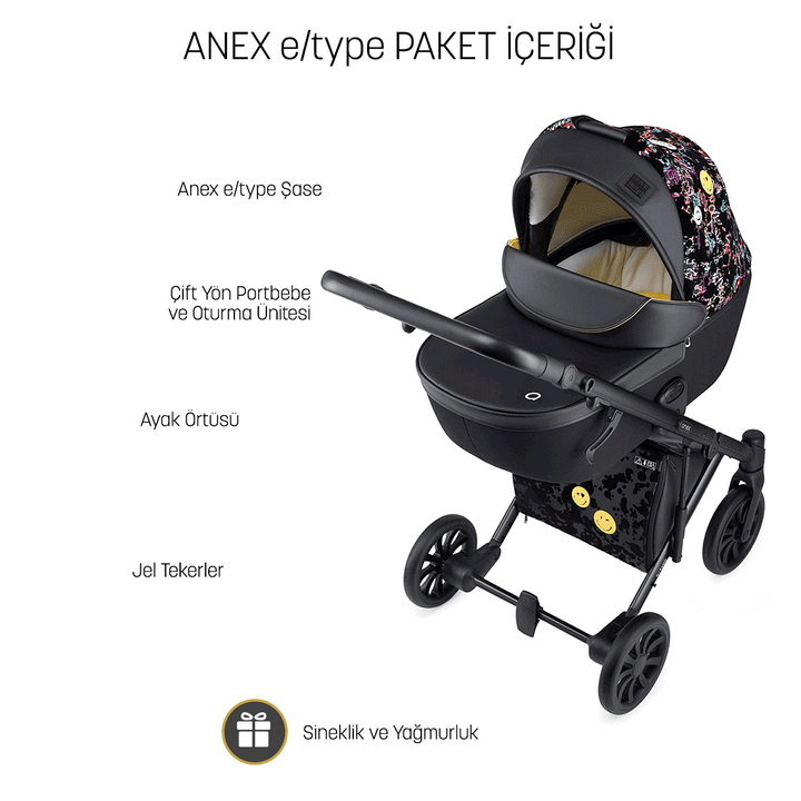 Anex e/type 2'si 1 Arada Set Bebek Arabası