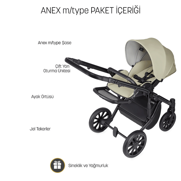 Anex m/type Travel Sistem Bebek Arabası Seti